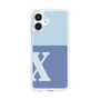 スリムプロテクションケース［ オリジナル - initial two tone - X blue ］