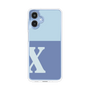スリムプロテクションケース［ オリジナル - initial two tone - X blue ］