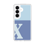 スリムプロテクションケース［ オリジナル - initial two tone - X blue ］