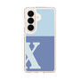 スリムプロテクションケース［ オリジナル - initial two tone - X blue ］