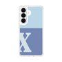 スリムプロテクションケース［ オリジナル - initial two tone - X blue ］