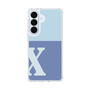 スリムプロテクションケース［ オリジナル - initial two tone - X blue ］