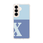 スリムプロテクションケース［ オリジナル - initial two tone - X blue ］