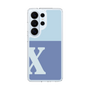 スリムプロテクションケース［ オリジナル - initial two tone - X blue ］
