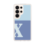 スリムプロテクションケース［ オリジナル - initial two tone - X blue ］