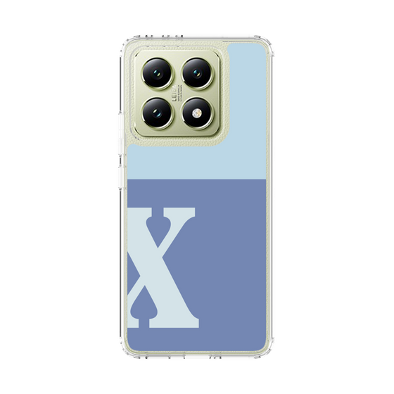 スリムプロテクションケース［ オリジナル - initial two tone - X blue ］