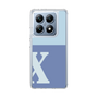 スリムプロテクションケース［ オリジナル - initial two tone - X blue ］