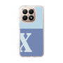 スリムプロテクションケース［ オリジナル - initial two tone - X blue ］