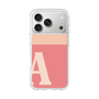 スリムプロテクションケース［ オリジナル - initial two tone - A pink ］
