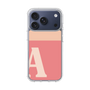 スリムプロテクションケース［ オリジナル - initial two tone - A pink ］