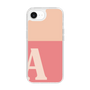 スリムプロテクションケース［ オリジナル - initial two tone - A pink ］