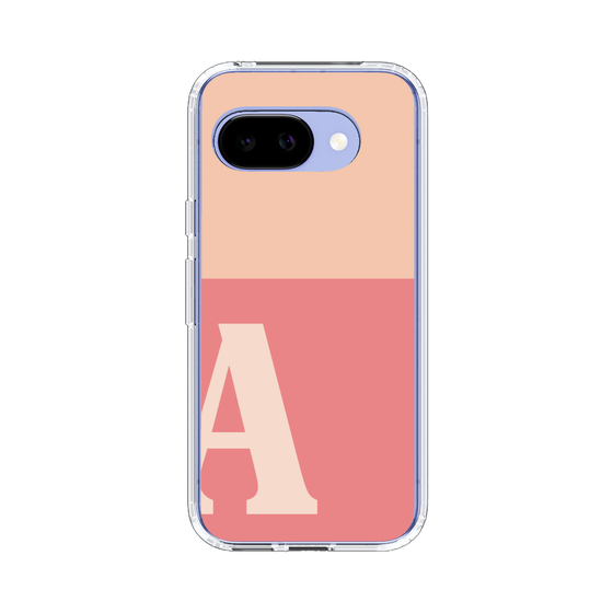 スリムプロテクションケース［ オリジナル - initial two tone - A pink ］