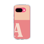 スリムプロテクションケース［ オリジナル - initial two tone - A pink ］