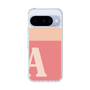 スリムプロテクションケース［ オリジナル - initial two tone - A pink ］