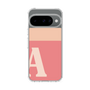 スリムプロテクションケース［ オリジナル - initial two tone - A pink ］