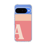 スリムプロテクションケース［ オリジナル - initial two tone - A pink ］