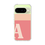 スリムプロテクションケース［ オリジナル - initial two tone - A pink ］