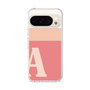 スリムプロテクションケース［ オリジナル - initial two tone - A pink ］