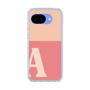 スリムプロテクションケース［ オリジナル - initial two tone - A pink ］