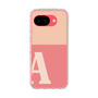 スリムプロテクションケース［ オリジナル - initial two tone - A pink ］