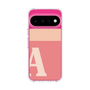 スリムプロテクションケース［ オリジナル - initial two tone - A pink ］