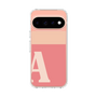 スリムプロテクションケース［ オリジナル - initial two tone - A pink ］