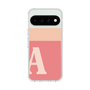 スリムプロテクションケース［ オリジナル - initial two tone - A pink ］