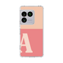 スリムプロテクションケース［ オリジナル - initial two tone - A pink ］