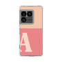 スリムプロテクションケース［ オリジナル - initial two tone - A pink ］