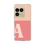 スリムプロテクションケース［ オリジナル - initial two tone - A pink ］