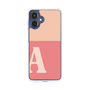 スリムプロテクションケース［ オリジナル - initial two tone - A pink ］