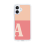 スリムプロテクションケース［ オリジナル - initial two tone - A pink ］