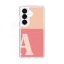 スリムプロテクションケース［ オリジナル - initial two tone - A pink ］