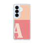 スリムプロテクションケース［ オリジナル - initial two tone - A pink ］