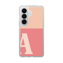 スリムプロテクションケース［ オリジナル - initial two tone - A pink ］