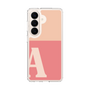 スリムプロテクションケース［ オリジナル - initial two tone - A pink ］