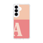 スリムプロテクションケース［ オリジナル - initial two tone - A pink ］
