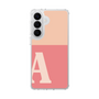 スリムプロテクションケース［ オリジナル - initial two tone - A pink ］