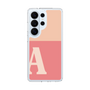 スリムプロテクションケース［ オリジナル - initial two tone - A pink ］