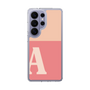 スリムプロテクションケース［ オリジナル - initial two tone - A pink ］