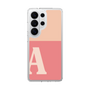 スリムプロテクションケース［ オリジナル - initial two tone - A pink ］