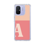 スリムプロテクションケース［ オリジナル - initial two tone - A pink ］