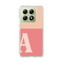 スリムプロテクションケース［ オリジナル - initial two tone - A pink ］