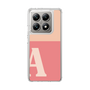 スリムプロテクションケース［ オリジナル - initial two tone - A pink ］