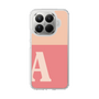 スリムプロテクションケース［ オリジナル - initial two tone - A pink ］