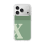 スリムプロテクションケース［ オリジナル - initial two tone - X green ］