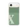 スリムプロテクションケース［ オリジナル - initial two tone - X green ］