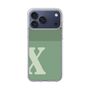 スリムプロテクションケース［ オリジナル - initial two tone - X green ］