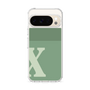 スリムプロテクションケース［ オリジナル - initial two tone - X green ］