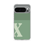 スリムプロテクションケース［ オリジナル - initial two tone - X green ］